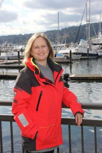 Julie Wurden Jablonski at marina